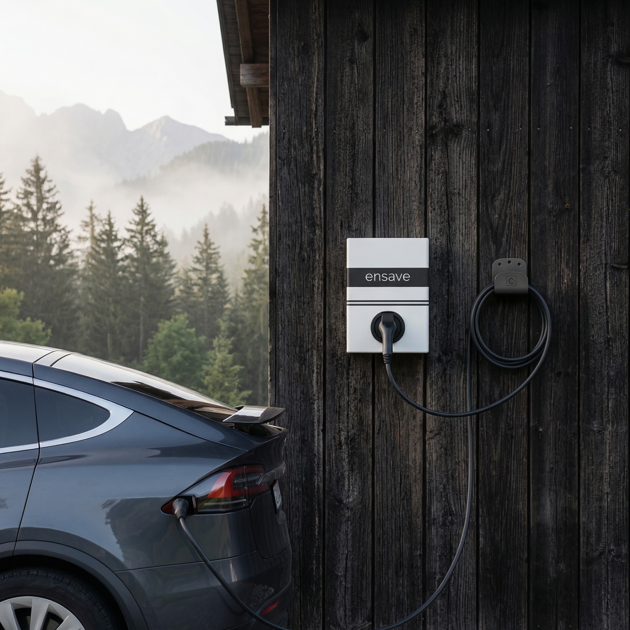 Ensave Wall elektrikli araç şarj istasyonu, konut uygulaması